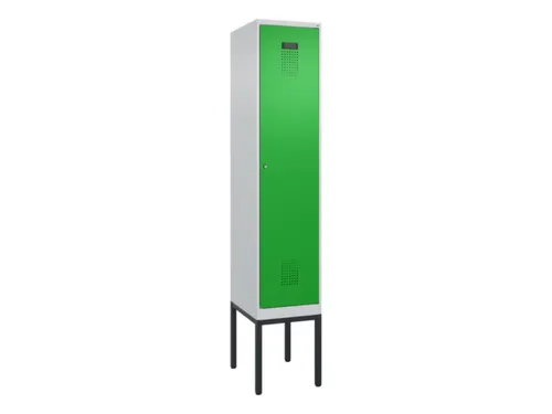 locker,HxBxD 2120x400x500mm,1vak,vak B 400mm,cil.-slot,voetonderstel
