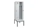 locker met bank,voor scheiding van kleding,HxBxD 2120x600x815mm,2vak