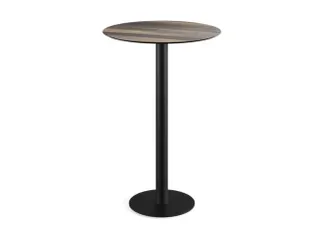 statafel,HxØ 730x700mm,rond,schotelvoet van staal - 1