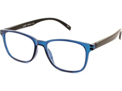 Leesbril I Need You +1.00 dpt Lucky blauw-zwart
