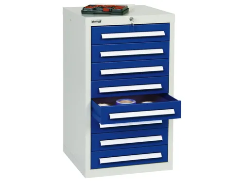 ladekast,HxBxD 900x515x500mm,8lade(n),centr. vergrendeling
