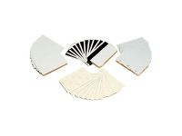 Zebra 104523-111 Premier PVC Plastic Kaarten Wit