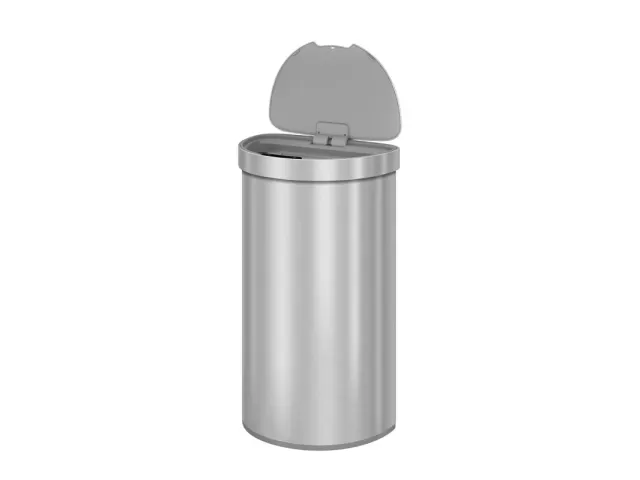 Afvalbak Deluxe Shell Sensor Bin 80 liter Mat RVS
