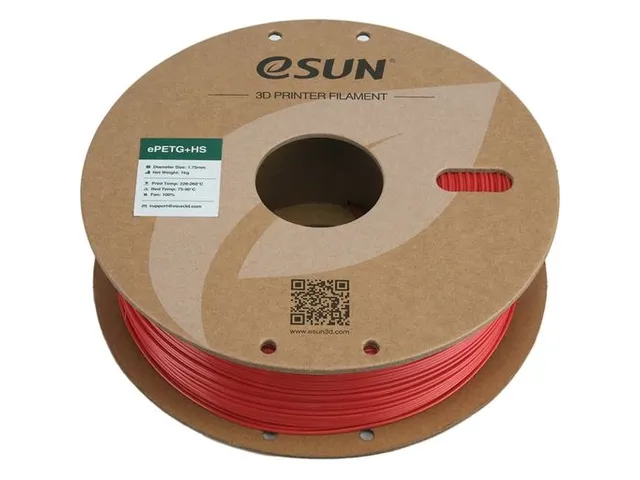 eSUN 3D Printer Filament ePETG+HS 1,75mm Brandweerwagen Rood 1kg