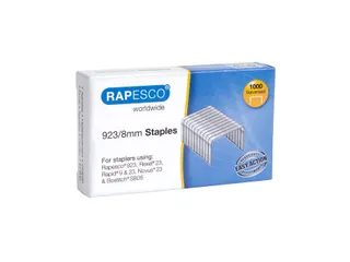 Nieten Rapesco Heavy Duty 923 8mm 1000 stuks zilver - 1