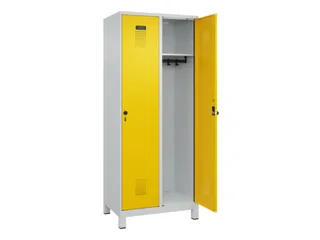 locker,HxBxD 1950x800x500mm,2vak,vak B 400mm,draaigrendel,voeten - 2