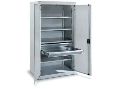 armoire modulaire HxlxP 1950x1100x641mm laquage RAL6011