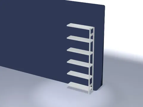 systeemstelling,aanbouwveld,HxBxD 2500x1010x335mm,vakl. 300kg