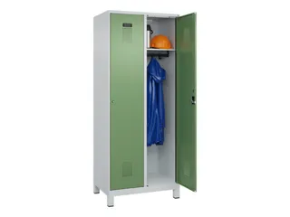 locker,HxBxD 1950x800x500mm,2vak,vak B 400mm,cil.-slot,voeten - 1