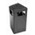 combi-asbak,HxBxD 919x396x425mm,afvalbak inhoud 75l,romp staal grafiet