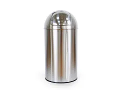 Push Bin Prullenbak RVS 40 Liter