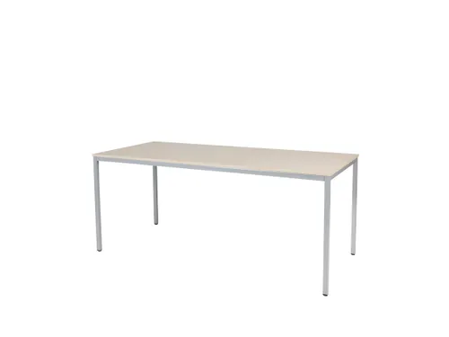 Domino Basic Tafel Vaste Hoogte 1800x800mm Robson Eiken Alu 4-Poots