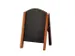 Tableau noir Seco trottoir signe A1 dessus rond