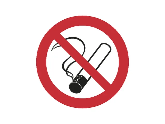 Panneau D'interdiction Défense De Fumer Colonne D'information