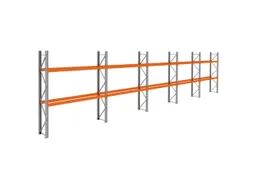 palletstelling,basis+4xaanbouw,HxBxD 3360x14100x750mm,vakl. 3000kg