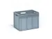 Bac en plastique 600x400x425mm gris 89 litres