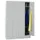 locker,RAL 7035,HxBxD 1850x1200x500mm,4vak,vak B 300mm,draaigrendel