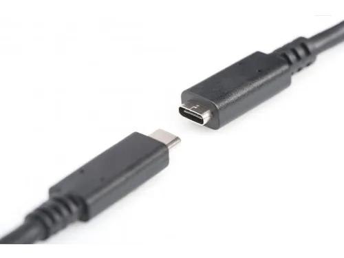 USB Type-C verlengkabel Type C St/Bu 2m 3A 480MB Versie 2.0 Zwart