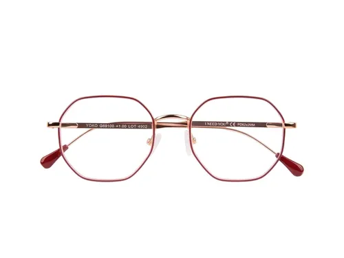 Leesbril I Need You +2.00 dpt Yoko rood-koper