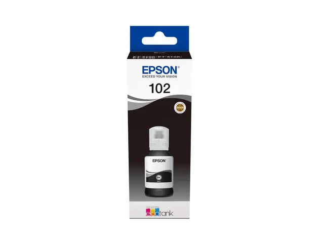 Navulinkt Epson Ecotank 102 T03R1 Zwart C13T03R140