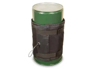 verwarmingsmantel,v. 60l vat,buiten nylon,zwart,300 W,m. thermostaat - 1