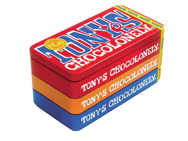 Chocolade Tony's Chocolonely Reep 3x 180 gram in Blik