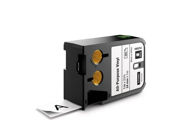 XTL Universeel Vinyl 24mm, zwart op wit