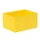 Inzetbak HxLxB 54x106x80mm Polystyreen Geel 50 stuks