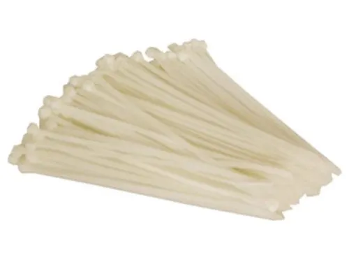 SET Met Nylon Kabelbinders - 4.6x200mm - WIT (100 ST.)