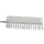 Pijpborstel voor Flexibele Kabel Ø 60mm Medium Wit