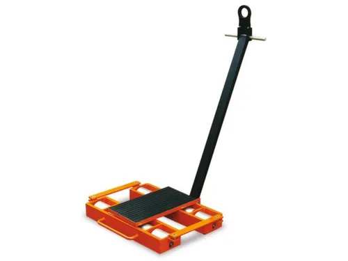 Onderwagen 12t Steunplaat Lxb 400x220mm 8 Stalen Wielen Zwenkbaar