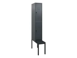 Dubbeldekse dekenkist,HxBxD 1950x300x815mm,1x2vak.,vak B 300mm