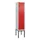 Z-garderobekast,HxBxD 2120x400x500mm,vak B 200/400mm,draaigrendel