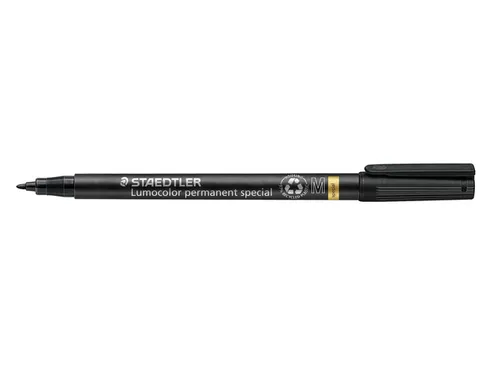 Viltstift Staedtler Lumocolor 319 special permanent M zwart