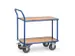 tafelwagen,draagverm. 400kg,2etage(s),laadvl. LxB 1000x700mm,houtetage