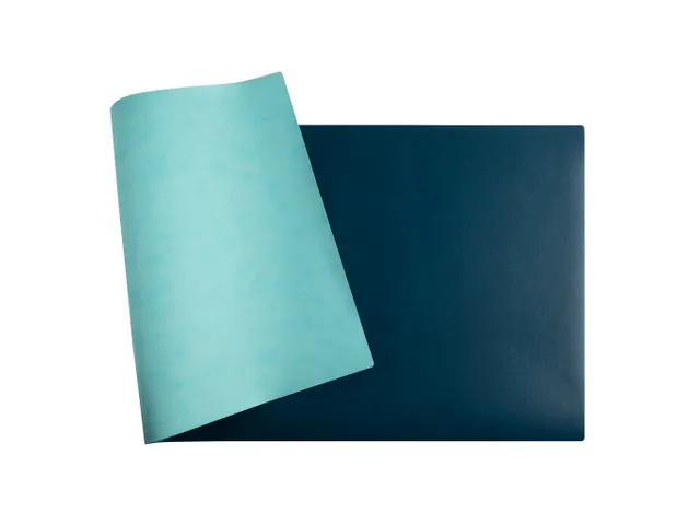 Onderlegger PU 35x60 cm tropisch/cyaan