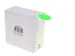 Etiket Rillprint 35mm op rol fluor groen 500 stuks