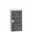 wandkast 1000x525x350mm 2xStalen bodem sokkel Ral 7035 front Ral 7016