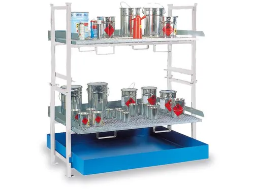 Complete Aanbieding Stapelframes 2x Rooster Opvangbak Verzinkt