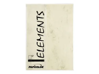 Kopieerpapier Papicolor A4 90gr 12 vel marble ivoor - 2