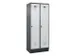 locker voor scheiding van kleding,HxBxD 1950x800x500mm,2vak