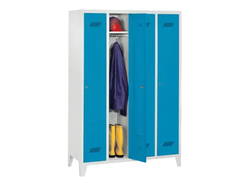 locker,HxBxD 1850x1200x500mm,4vak,vak B 300mm,RAL7035,front RAL5012
