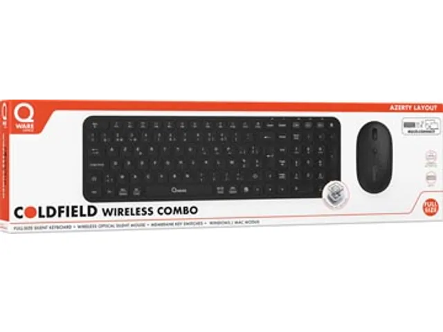 Toetsenbord + Muis Set Draadloos Coldfield Qwerty