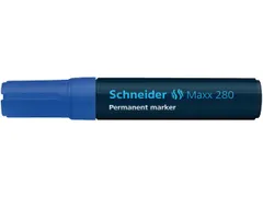 Marker Schneider Maxx 280 permanent beitelpunt blauw