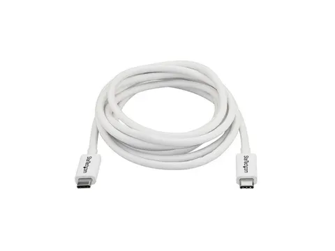 2 Meter Thunderbolt 3 Kabel 20gbps Wit