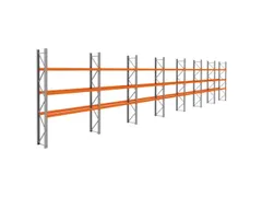 palletstelling,basis+6xaanbouw,HxBxD 3990x19700x750mm,vakl. 3000kg