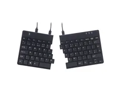 R-Go Split Break Ergonomisch Toetsenbord QWERTY UK zwart, bedraad
