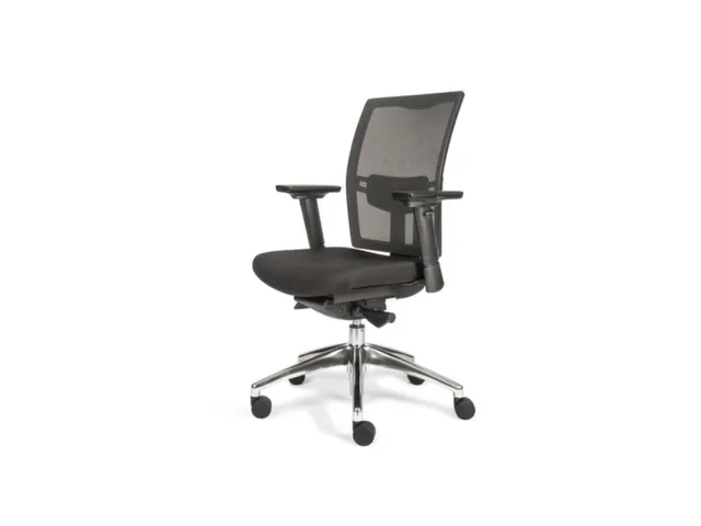 Chaise de bureau 706+ Mécanisme synchrone Noir