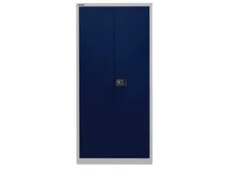 kantoorkast openslaande deuren HxBxD 1950x914x500mm Stalen Grijs Blauw