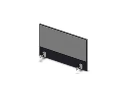 opzetpaneel bureau aanbouw zijkant CC-zwart BN8078-grijs 800mm